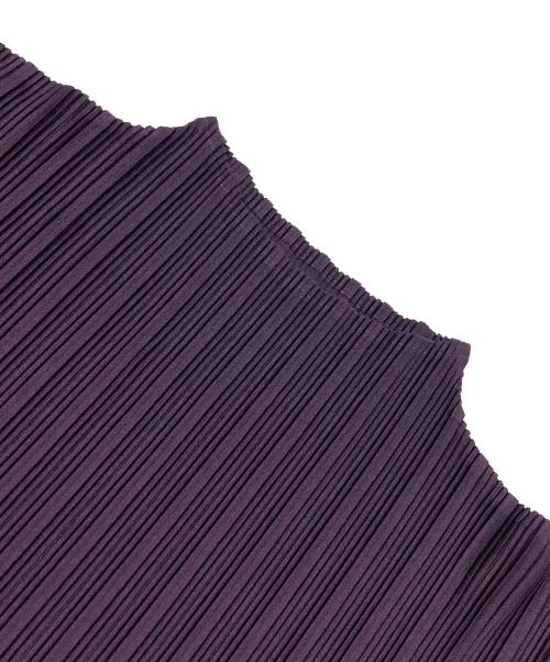 PLEATS PLEASE（プリーツプリーズ）PLEATS PLEASE (プリーツプリーズ) プリーツカットソー パープル サイズ:3の古着・服飾アイテム