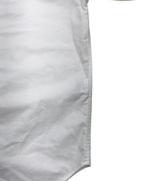 maison kitsune（メゾンキツネ）maison kitsune (メゾンキツネ) TRICOLOR FOX PATCH CLASSIC SHIRT　（トリコロール　フォックス　パッチ　クラシック　シャツ） ホワイト サイズ:34の古着・服飾アイテム