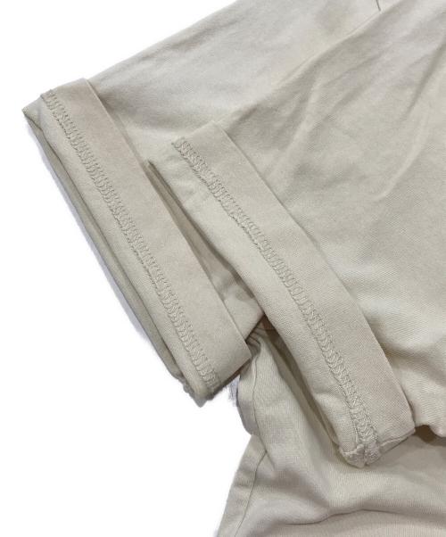 maison kitsune（メゾンキツネ）maison kitsune (メゾンキツネ) サーフィンフォックスプリントTシャツ ベージュ サイズ:Ｓの古着・服飾アイテム