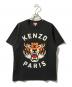 KENZO（ケンゾー）の古着「Lucky Tigerオーバーサイズ エンブロイダリー Tシャツ」｜ブラック