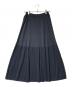 theory（セオリー）の古着「ランダムプリーツシアースカート」｜ネイビー