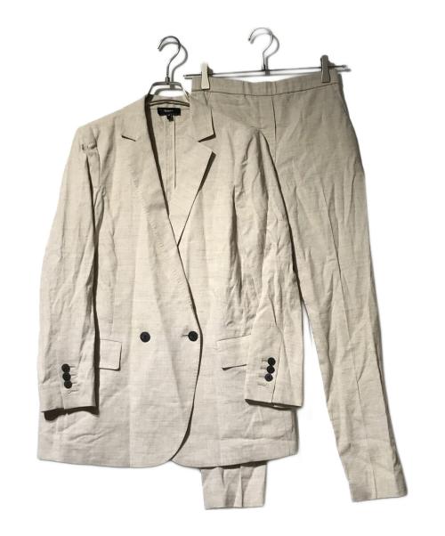 theory（セオリー）theory (セオリー) リネンブレンドセットアップ アイボリー サイズ:ジャケット00　パンツXXX0の古着・服飾アイテム