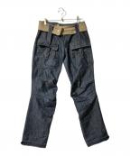 MARITHE+FRANCOIS GIRBAUDマリテフランソワジルボー）の古着「ギミックカーゴパンツ」｜インディゴ