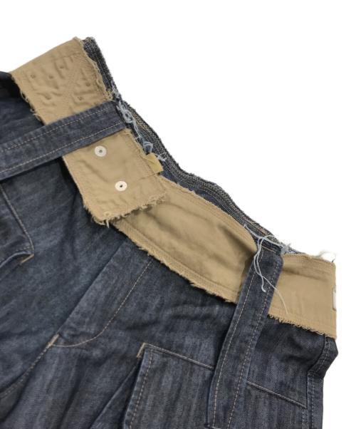 MARITHE+FRANCOIS GIRBAUD（マリテフランソワジルボー）MARITHE+FRANCOIS GIRBAUD (マリテフランソワジルボー) ギミックカーゴパンツ インディゴ サイズ:Mの古着・服飾アイテム