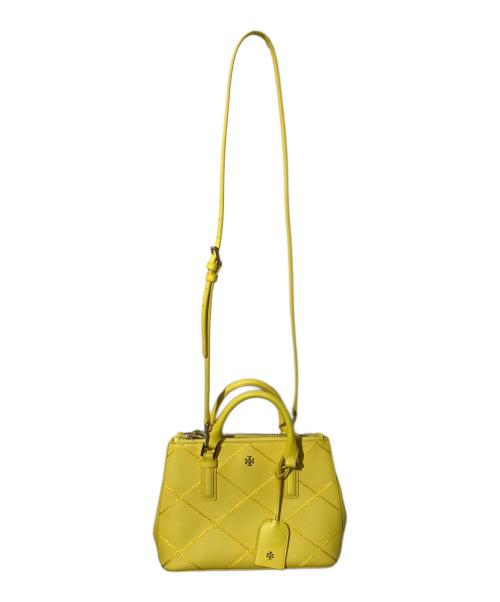 TORY BURCH（トリーバーチ）TORY BURCH (トリーバーチ) ロビンソンハンドバッグ イエローの古着・服飾アイテム