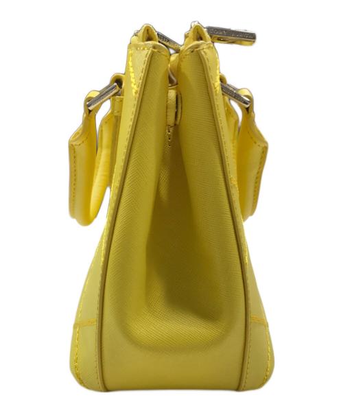 TORY BURCH（トリーバーチ）TORY BURCH (トリーバーチ) ロビンソンハンドバッグ イエローの古着・服飾アイテム