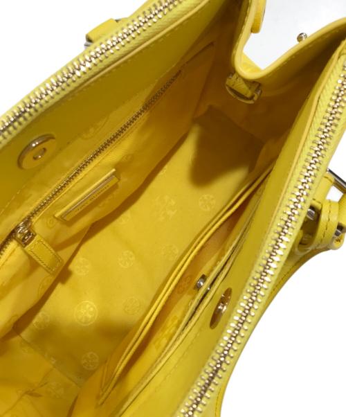 TORY BURCH（トリーバーチ）TORY BURCH (トリーバーチ) ロビンソンハンドバッグ イエローの古着・服飾アイテム