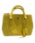 TORY BURCH（トリーバーチ）の古着「ロビンソンハンドバッグ」｜イエロー