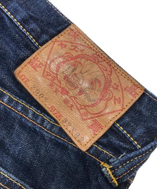 EVISU（エヴィス）EVISU (エヴィス) No2セルビッチデニムパンツ インディゴ サイズ:32×32の古着・服飾アイテム