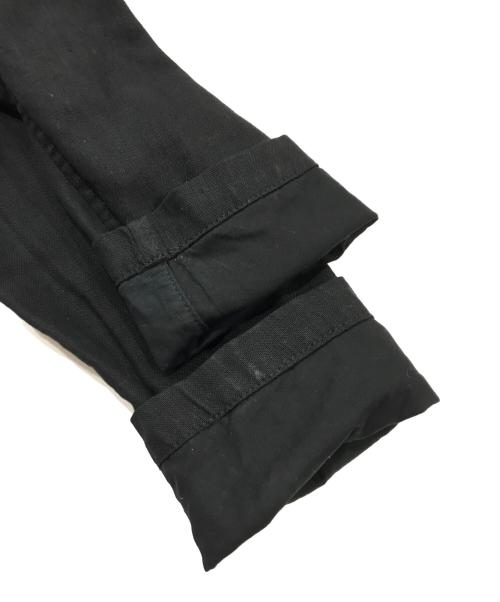 COMME des GARCONS HOMME（コムデギャルソン オム）COMME des GARCONS HOMME (コムデギャルソン オム) リネンテーラードジャケット ブラック サイズ:SSの古着・服飾アイテム