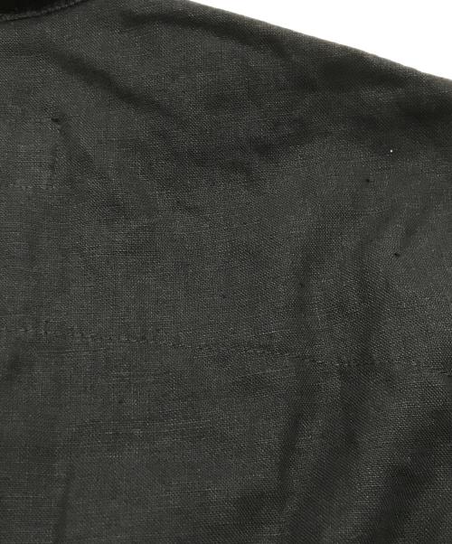 COMME des GARCONS HOMME（コムデギャルソン オム）COMME des GARCONS HOMME (コムデギャルソン オム) リネンテーラードジャケット ブラック サイズ:SSの古着・服飾アイテム