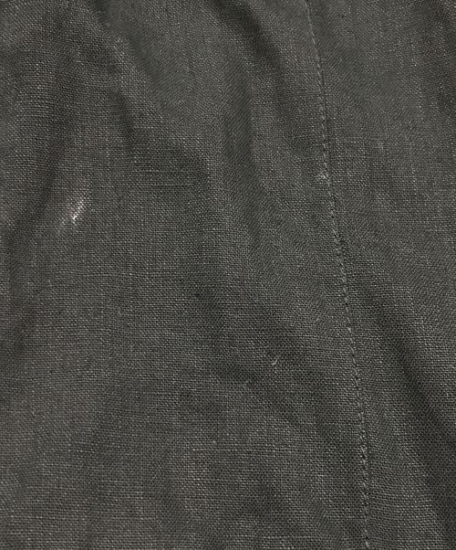 COMME des GARCONS HOMME（コムデギャルソン オム）COMME des GARCONS HOMME (コムデギャルソン オム) リネンテーラードジャケット ブラック サイズ:SSの古着・服飾アイテム