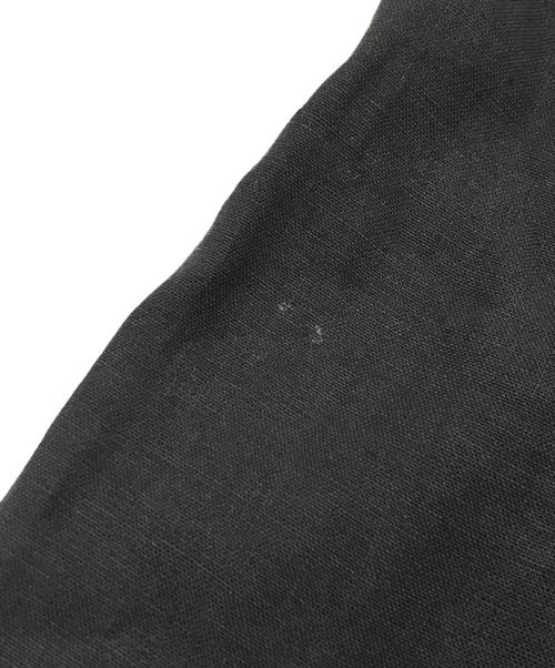 COMME des GARCONS HOMME（コムデギャルソン オム）COMME des GARCONS HOMME (コムデギャルソン オム) リネンテーラードジャケット ブラック サイズ:SSの古着・服飾アイテム