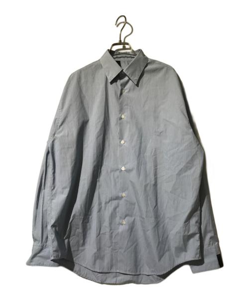 N.HOOLYWOOD（エヌ ハリウッド）N.HOOLYWOOD (エヌ ハリウッド) ストライプシャツ ブルー サイズ:38の古着・服飾アイテム