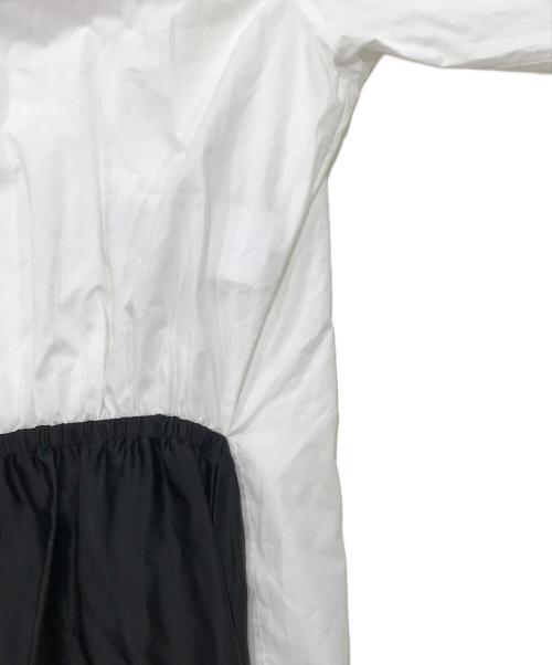 MM6 Maison Margiela（エムエムシックスメゾンマルジェラ）MM6 Maison Margiela (エムエムシックスメゾンマルジェラ) White Shirt Slip Dress　（ホワイト　シャツ　スリップ　ドレス） ホワイト×ブラック サイズ:42 未使用品の古着・服飾アイテム