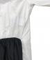 中古・古着 MM6 Maison Margiela (エムエムシックスメゾンマルジェラ) White Shirt Slip Dress　（ホワイト　シャツ　スリップ　ドレス） ホワイト×ブラック サイズ:42 未使用品：15000円
