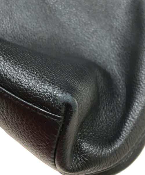 TORY BURCH（トリーバーチ）TORY BURCH (トリーバーチ) レザートートバッグ ブラックの古着・服飾アイテム