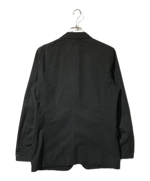 COMME des GARCONS HOMME（コムデギャルソン オム）COMME des GARCONS HOMME (コムデギャルソン オム) 製品染め3Ｂテーラードジャケット ブラック サイズ:Sの古着・服飾アイテム