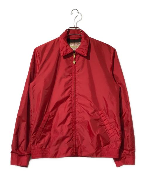 McGREGOR（マクレガー）McGREGOR (マクレガー) THE REAL McCOY'S (ザ・リアルマッコイズ) NYLON ANTI FREEZE JACKET　（ナイロン　アンチ　フリーズ　ジャケット） レッド サイズ:40の古着・服飾アイテム