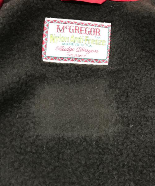 McGREGOR（マクレガー）McGREGOR (マクレガー) THE REAL McCOY'S (ザ・リアルマッコイズ) NYLON ANTI FREEZE JACKET　（ナイロン　アンチ　フリーズ　ジャケット） レッド サイズ:40の古着・服飾アイテム