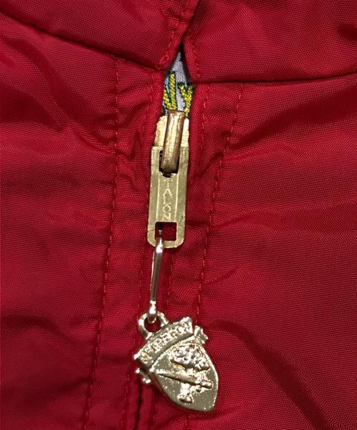 McGREGOR（マクレガー）McGREGOR (マクレガー) THE REAL McCOY'S (ザ・リアルマッコイズ) NYLON ANTI FREEZE JACKET　（ナイロン　アンチ　フリーズ　ジャケット） レッド サイズ:40の古着・服飾アイテム