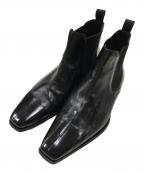 HUGO BOSSヒューゴ ボス）の古着「サイドゴアブーツ/100 NERO」｜ブラック