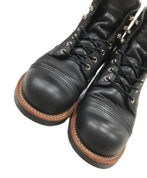 RED WING（レッドウィング）RED WING (レッドウィング) Iron Ranger　（アイアン　レンジャー） ブラック サイズ:USA7/UK6/EUR39の古着・服飾アイテム