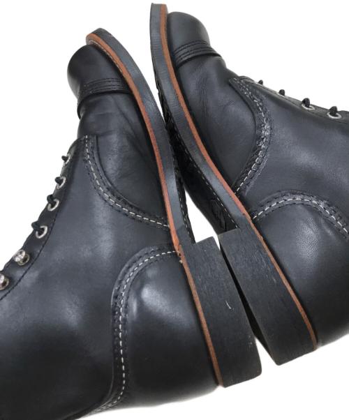 RED WING（レッドウィング）RED WING (レッドウィング) Iron Ranger　（アイアン　レンジャー） ブラック サイズ:USA7/UK6/EUR39の古着・服飾アイテム