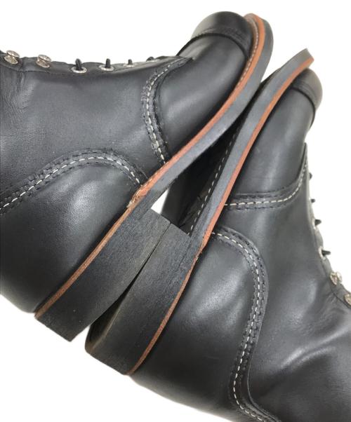 RED WING（レッドウィング）RED WING (レッドウィング) Iron Ranger　（アイアン　レンジャー） ブラック サイズ:USA7/UK6/EUR39の古着・服飾アイテム