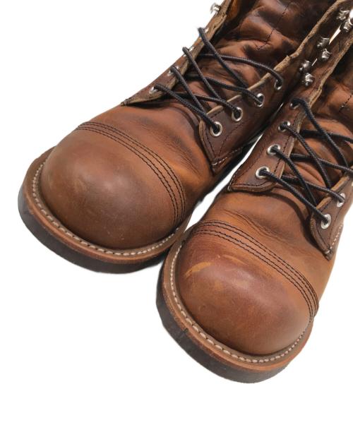 RED WING（レッドウィング）RED WING (レッドウィング) Iron Ranger　（アイアン　レンジャー） ブラウン サイズ:USA7/UK6/EUR39の古着・服飾アイテム