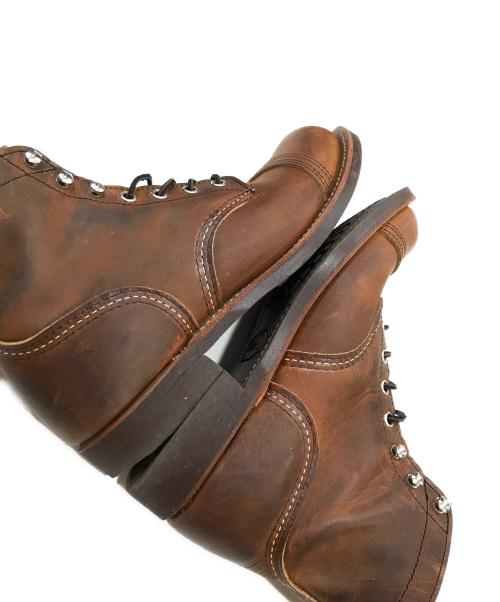 RED WING（レッドウィング）RED WING (レッドウィング) Iron Ranger　（アイアン　レンジャー） ブラウン サイズ:USA7/UK6/EUR39の古着・服飾アイテム