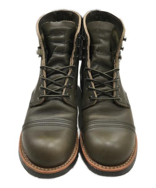 RED WING（レッドウィング）RED WING (レッドウィング) Iron Ranger オリーブ サイズ:USA7/UK6/EUR39の古着・服飾アイテム