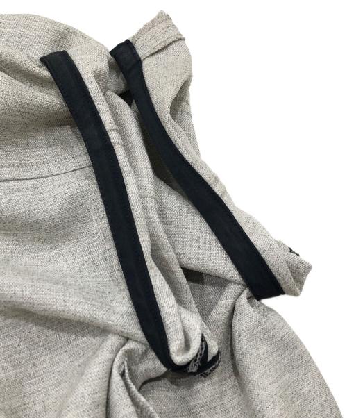 Pinky & Dianne（ピンキーアンドダイアン）Pinky & Dianne (ピンキーアンドダイアン) 配色パイピングワンピース グレー サイズ:38の古着・服飾アイテム