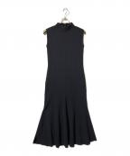 Nobleノーブル）の古着「マーメイドリブニットワンピース」｜ネイビー