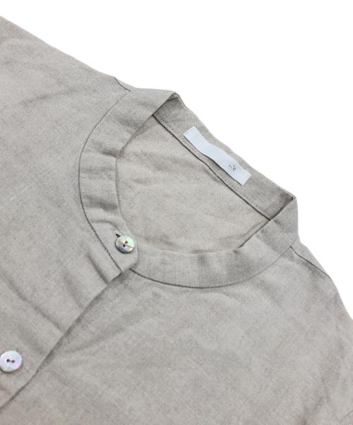 evam eva（エヴァムエヴァ）evam eva (エヴァムエヴァ) LINEN Shirt robe ベージュ サイズ:表記なしの古着・服飾アイテム