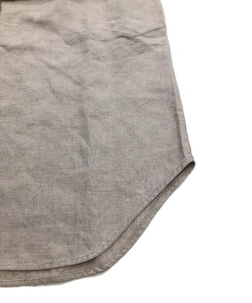 evam eva（エヴァムエヴァ）evam eva (エヴァムエヴァ) LINEN Shirt robe ベージュ サイズ:表記なしの古着・服飾アイテム