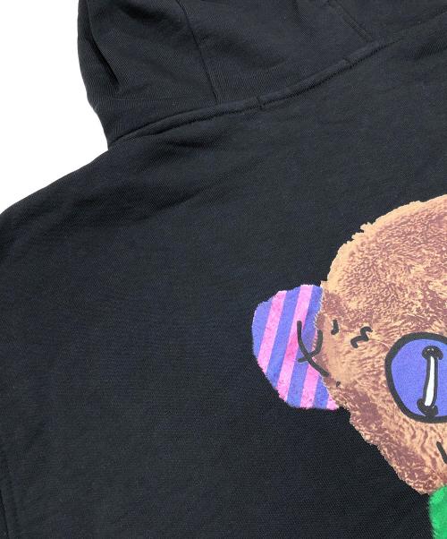 BARROW（バロー）BARROW (バロー) TEDDY BEAR グラフィックパーカー ブラック サイズ:XLの古着・服飾アイテム