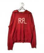 RRLダブルアールエル）の古着「後付けパーカー」｜レッド