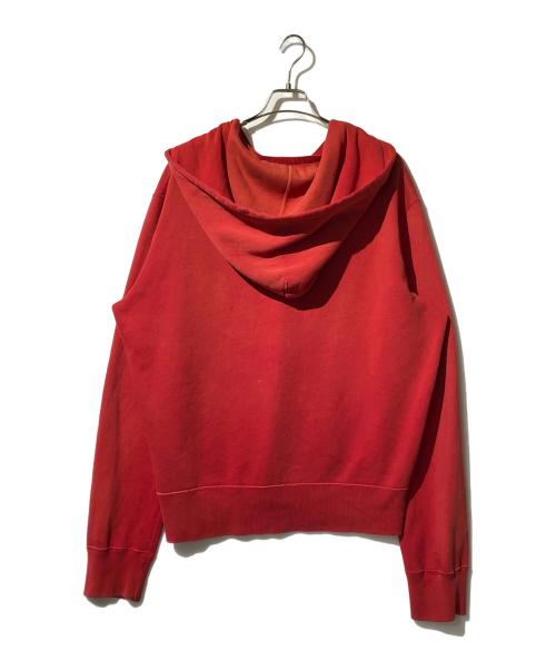 RRL（ダブルアールエル）RRL (ダブルアールエル) 後付けパーカー レッド サイズ:XLの古着・服飾アイテム