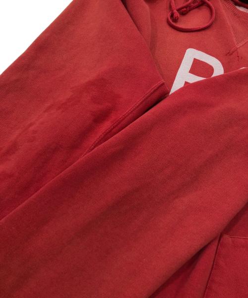 RRL（ダブルアールエル）RRL (ダブルアールエル) 後付けパーカー レッド サイズ:XLの古着・服飾アイテム