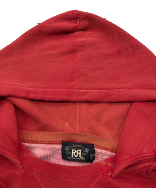 RRL（ダブルアールエル）RRL (ダブルアールエル) 後付けパーカー レッド サイズ:XLの古着・服飾アイテム