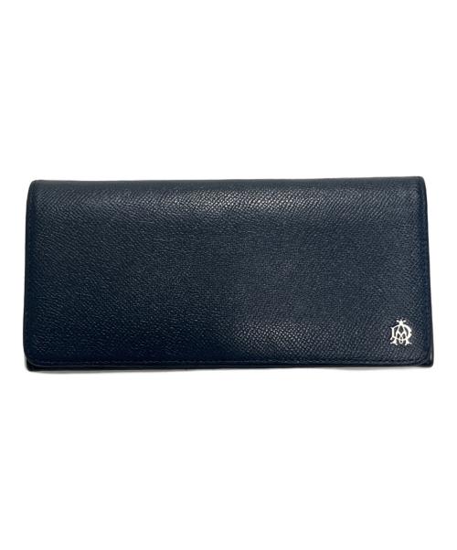 dunhill（ダンヒル）dunhill (ダンヒル) 長財布 ネイビーの古着・服飾アイテム