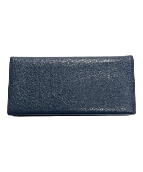 dunhill（ダンヒル）dunhill (ダンヒル) 長財布 ネイビーの古着・服飾アイテム