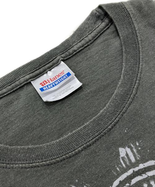 Hanes（ヘインズ）Hanes (ヘインズ) バンドプリントTEE/モトリー・クルー（MOTLEY CRUE） オリーブ サイズ:XLの古着・服飾アイテム