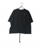 PEACEMINUSONEピースマイナスワン）の古着「デザインコードTEE」｜ブラック