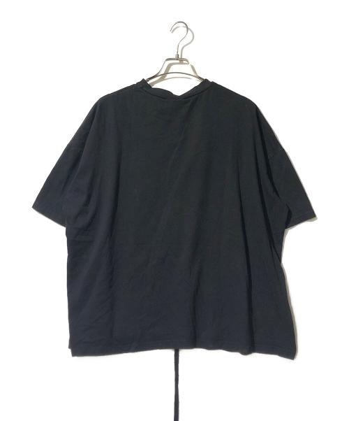 PEACEMINUSONE（ピースマイナスワン）PEACEMINUSONE (ピースマイナスワン) デザインコードTEE ブラック サイズ:Fの古着・服飾アイテム