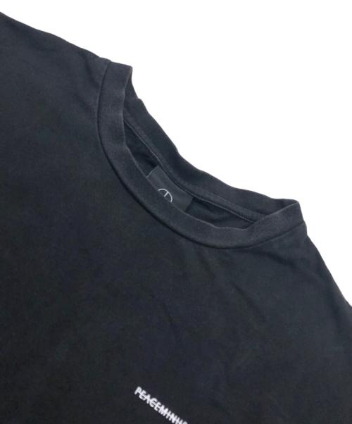PEACEMINUSONE（ピースマイナスワン）PEACEMINUSONE (ピースマイナスワン) デザインコードTEE ブラック サイズ:Fの古着・服飾アイテム