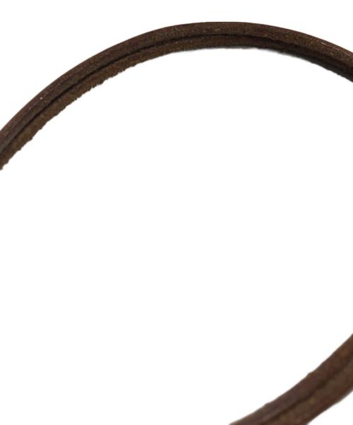 HERMES（エルメス）HERMES (エルメス) ホルターネックレス/ ブラウンの古着・服飾アイテム