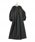 ETRE TOKYOエトレトウキョウ）の古着「バルーンスリーブボリュームワンピース」｜ブラック