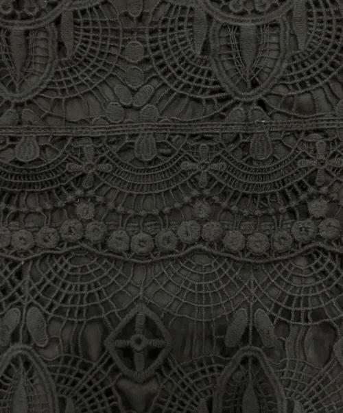 journal standard luxe（ジャーナルスタンダード ラックス）journal standard luxe (ジャーナルスタンダード ラックス) レースMIXスカート ブラック サイズ:Fの古着・服飾アイテム